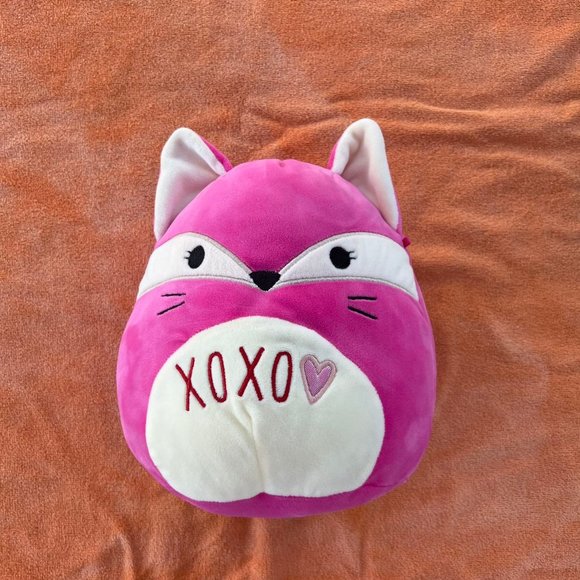 Squishmallows Toys Squishmallows Kellytoy Fern The Pink Fox Xoxo
